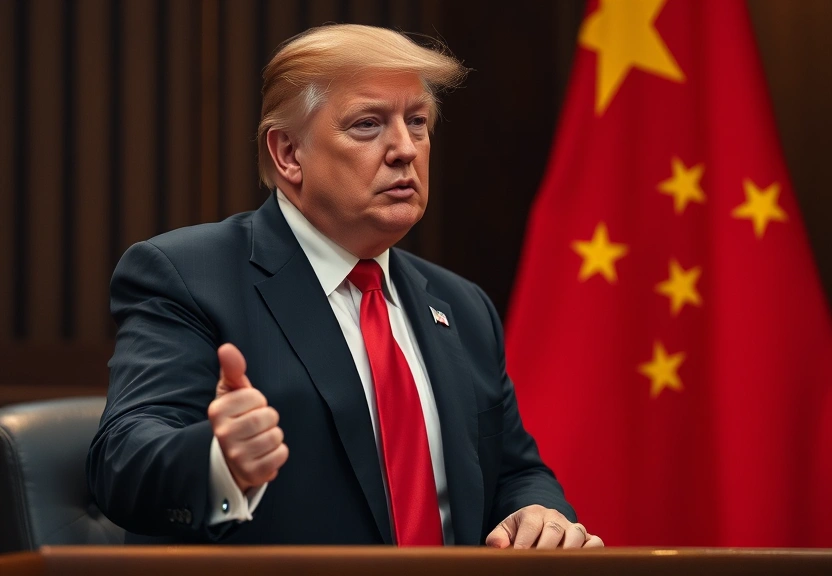 Representação visual de Trump diz que não se preocupe com a China após Pequim responder à ameaça de tarifa de 100%