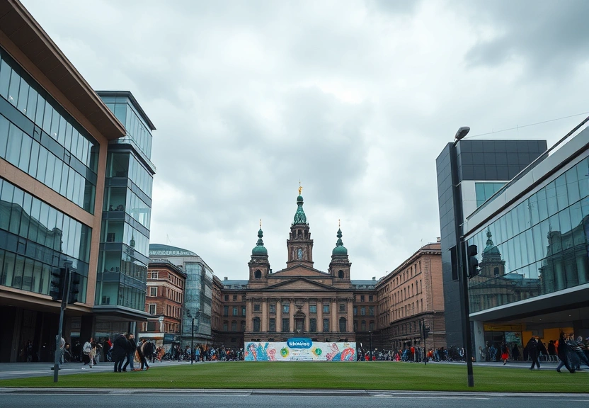 Representação visual de Glasgow surpreende Koge com dois gols no final para avançar na Copa Europa